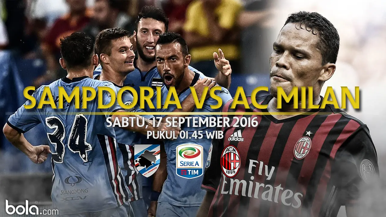 Serie A_Sampdoria vs AC Milan (Bola.com/Adreanus TItus)