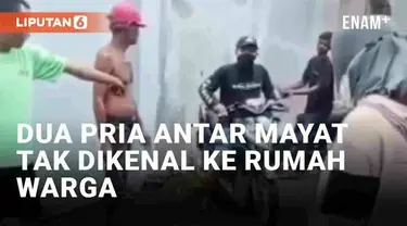 Momen ketegangan warga dengan dua pria viral di media sosial, terjadi di Labuhan Deli, Sumatera Utara. Dalam narasi yang beredar, disebut kedua pria itu mengantarkan mayat wanita tidak dikenal ke rumah warga. Sang tuan rumah juga tidak mengenal mayat...
