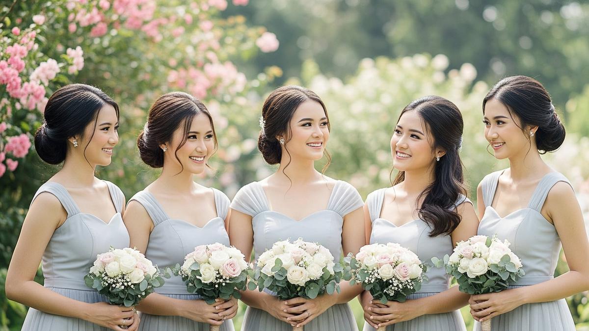 10 Rekomendasi Dress Brokat Tile untuk Acara Pernikahan Keluarga, Tampil Kompak dan Elegan