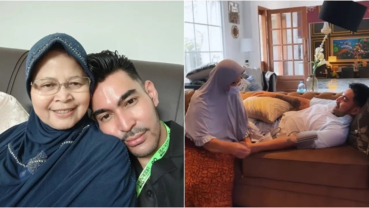 7 Potret Hangat Robby Purba dan Ibunda, Setia Dampingi Usai Operasi Tumor Payudara