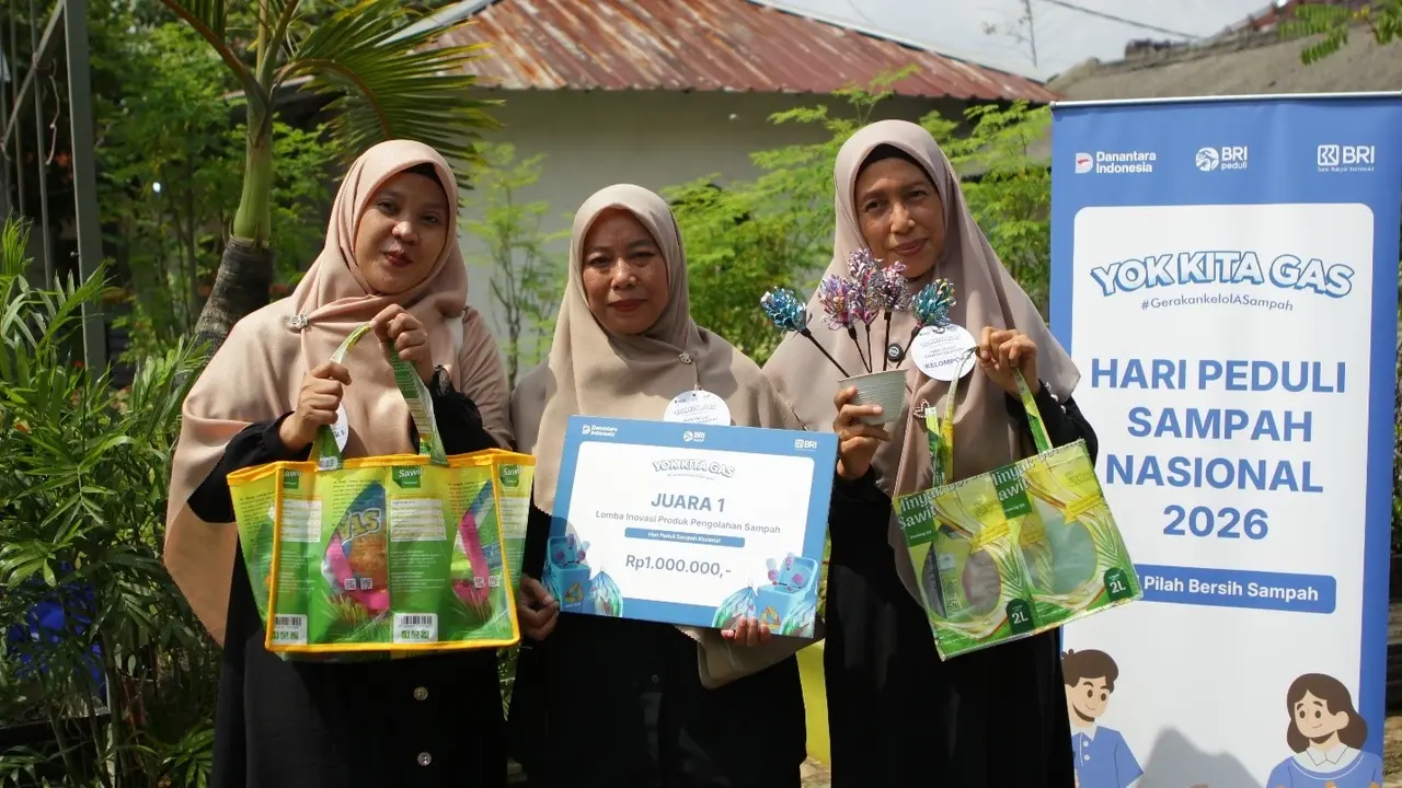 'BRI Peduli Yok Kita Gas', Bukti Komitmen BRI Wujudkan Astacita Lingkungan di Hari Peduli Sampah Nasional 2026