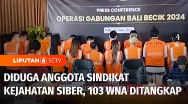 Seratusan WNA ditangkap Direktorat Imigrasi Kementerian Hukum dan HAM, Bali di salah satu vila di Tabanan, Bali. Selain menyalahgunakan visa dan izin tinggal, WNA yang ditangkap juga terlibat penipuan online.