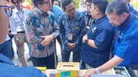 Kementerian Keuangan melepas ekspor produk UMKM dari 25 pelaku usaha Jawa Timur ke 5 benua.