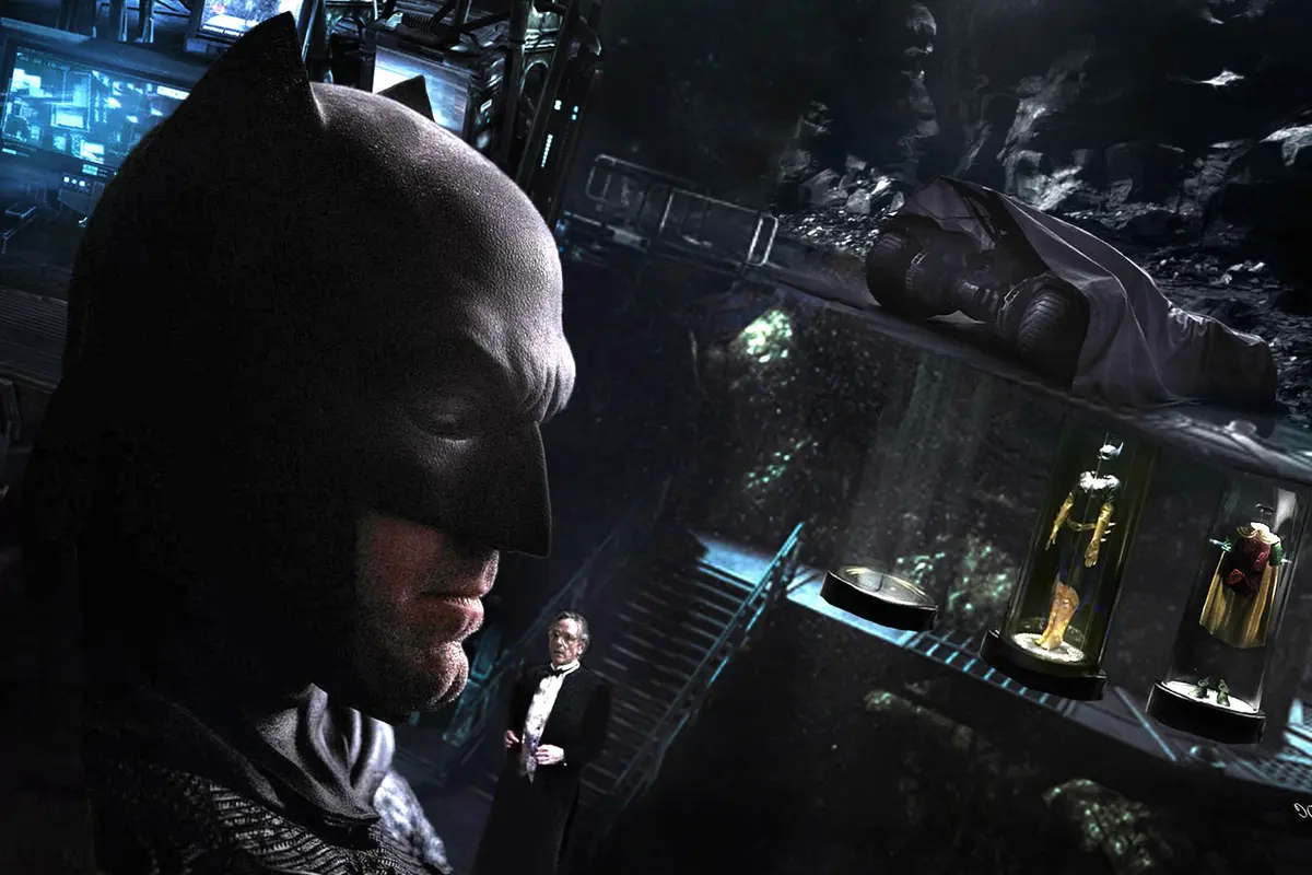 Ben Affleck dalam film Batman v Superman: Dawn of Justice.