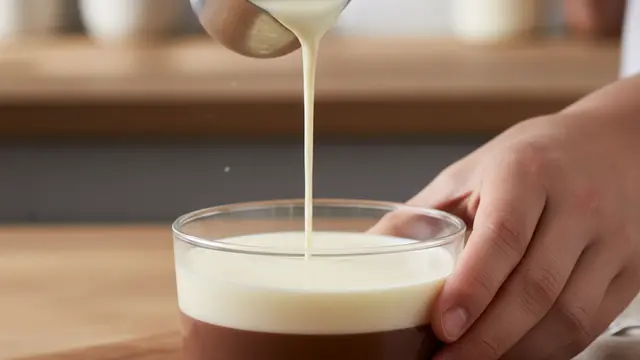 Menuang Lapisan Puding