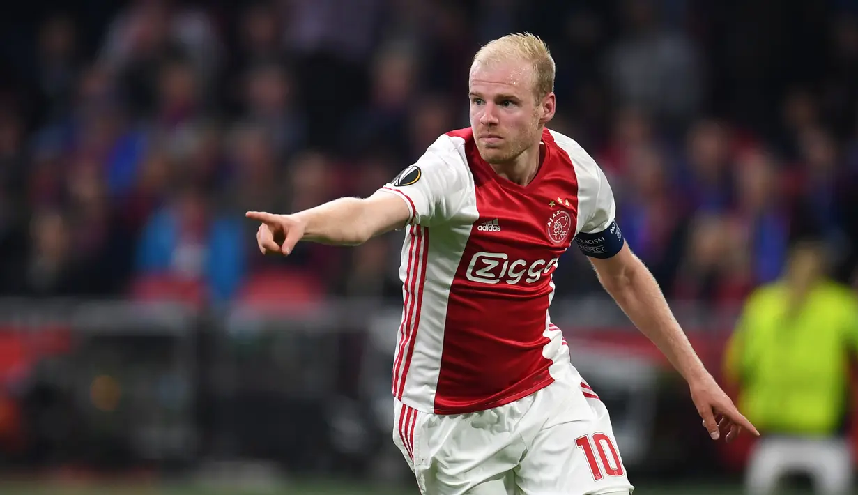 1. Davy Klaassen - Gelandang 27 tahun ini pindah ke Everton dari Ajax pada musim panas 2017. Namun, Klaassen hanya membuat tujuh penampilan di Premier League untuk Everton dan pergi pada musim panas berikutnya dengan setengah harga. (AFP/Patrik Stollarz)