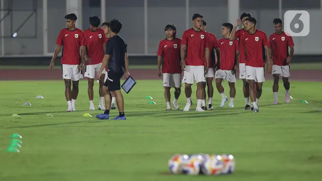 Latihan Akhir Timnas Indonesia Jelang Hadapi Lawan di ASEAN U-23 Championship 2025