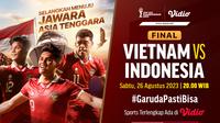 Siaran Langsung Vietnam U-23 Vs Timnas Indonesia U-23 di Vidio Pekan Ini. (Sumber: dok. vidio.com)