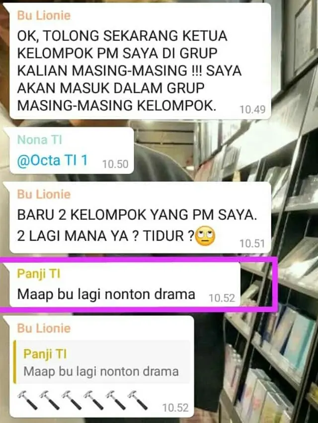 7 Chat Nyeleneh Mahasiswa dan Dosen Saat Kelas Online