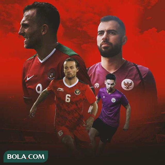 Timnas Indonesia - Spasojevic, Marc Klok , Jordi Amat, Sandy Walsh