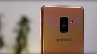 Tampilan Samsung Galaxy A8 2018 yang bocor di internet (sumber: gsm arena)