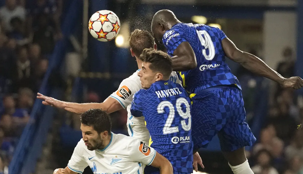 Berlaga di Stamford Bridge, The Blues berhasil meraih tiga poin lewat gol semata wayang bomber asal Belgia, Romelu Lukaku. (Foto:AP/Kirsty Wigglesworth)