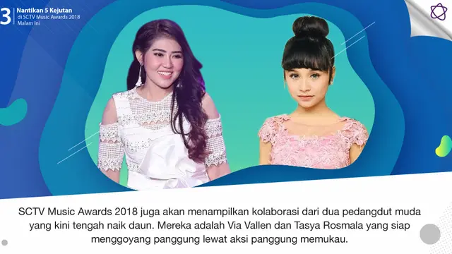 [Bintang] Nantikan 5 Kejutan di SCTV Music Awards 2018 Malam Ini