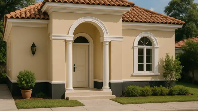 Model Rumah Type 36 Gaya Mediterania 1 Lantai