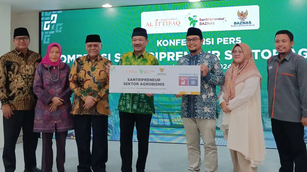 Badan Amil Zakat Nasional (BAZNAS) membuka program BAZNAS Santripreneur Sektor Agribisnis 2024.