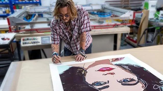 Johnny Depp Melukis