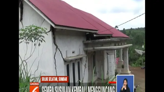 Meski gempa susulan tidak memperparah kerusakan bangunan, namun menyebabkan trauma bagi warga tanda gempa belum berakhir.