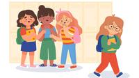 Ilustrasi bullying anak di sekolah. (Image by pikisupersta on Freepik)