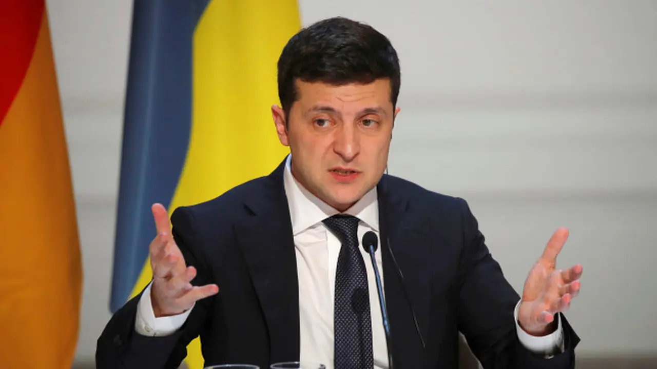 Presiden Ukraina Volodymyr Zelenskiy.