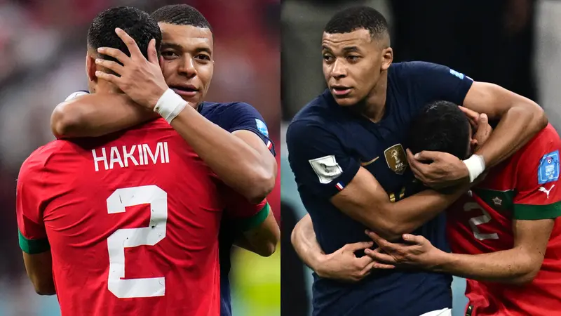 Manisnya Bromance Achraf Hakimi dan Kylian Mbappe