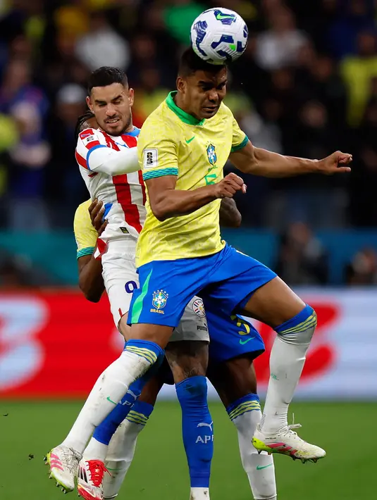 Skor 1-0 untuk Brasil bertahan hingga babak pertama berakhir. (Miguel Schincariol/AFP)