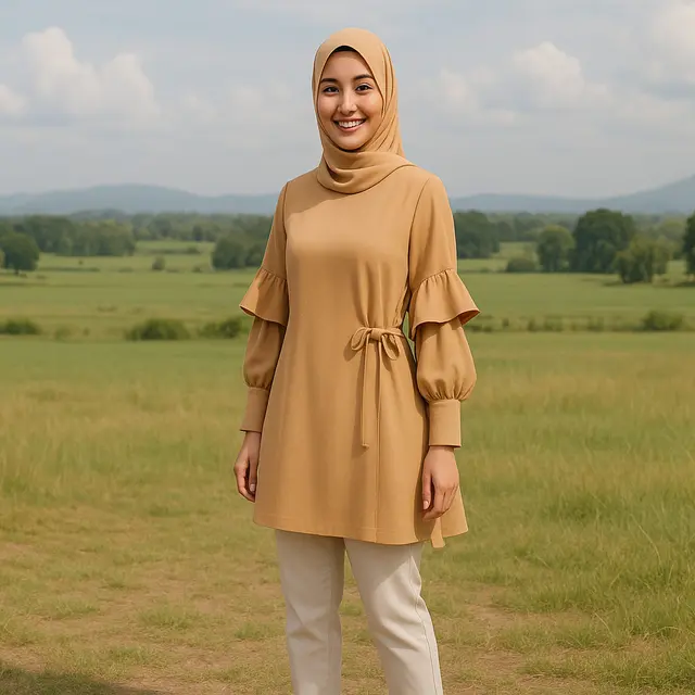 Contoh Model Tunik Tali Samping/ChatGPT