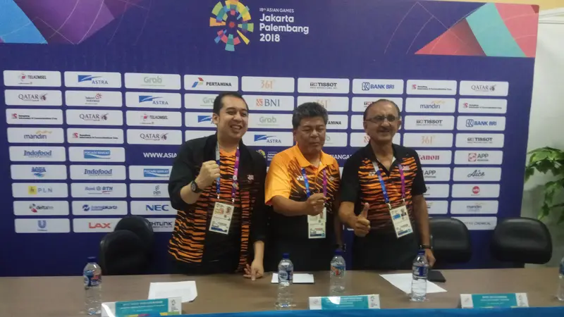 Tim pelatih sepak takraw Malaysia di Asian Games 2018