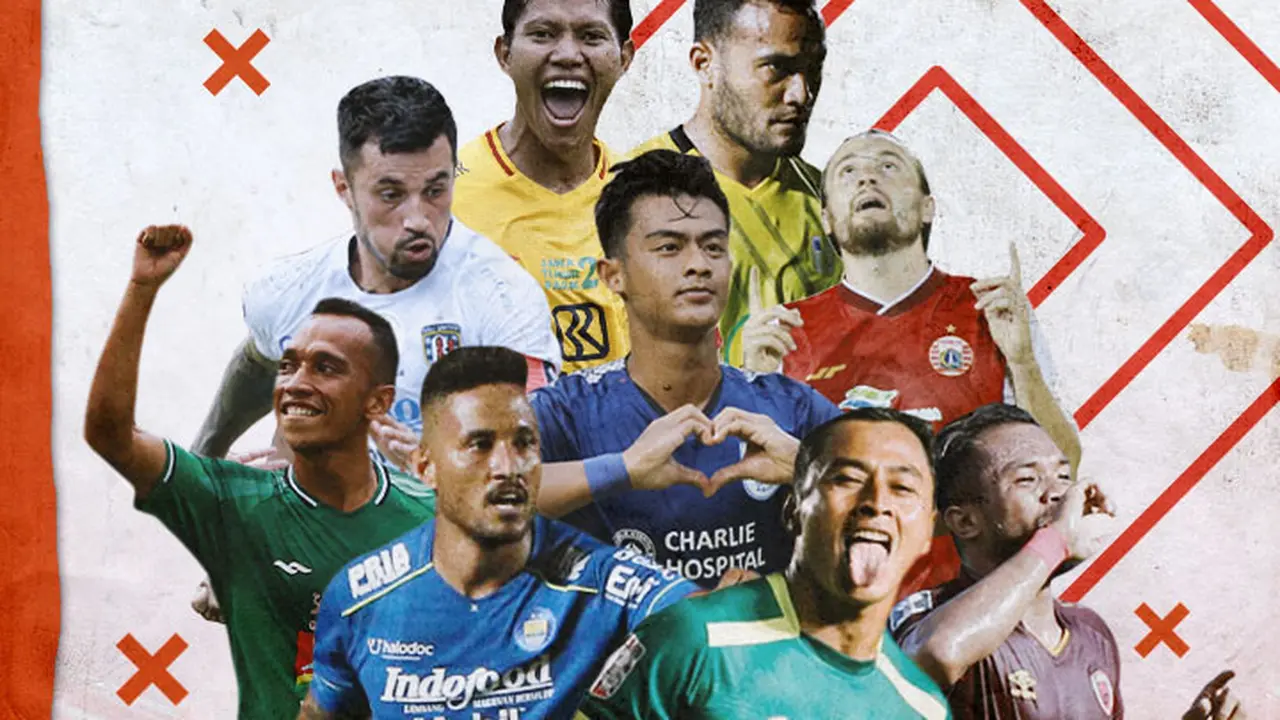 Liga 1 - Ilustrasi Para Pemain di Liga 1