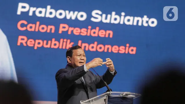 Prabowo Subianto Sampaikan Pandangan di Forum Trimegah Political and Economic Outlook 2024
