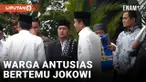 Usai Sholat IED, Warga Antusias Bertemu Jokowi