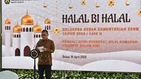 Menteri Energi, Sumber Daya, dan Mineral, Arifin Tarif menggelar halalbihalal, Selasa (16/4/2024). (Foto: Istimewa)