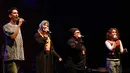 BBB membawakan dua buah lagu, Melly Goeslaw turut tampil di atas panggung menggantikan Raffi Ahmad dan Chelsea Olivia yang berhalangan hadir. (Deki Prayoga/Bintang.com)