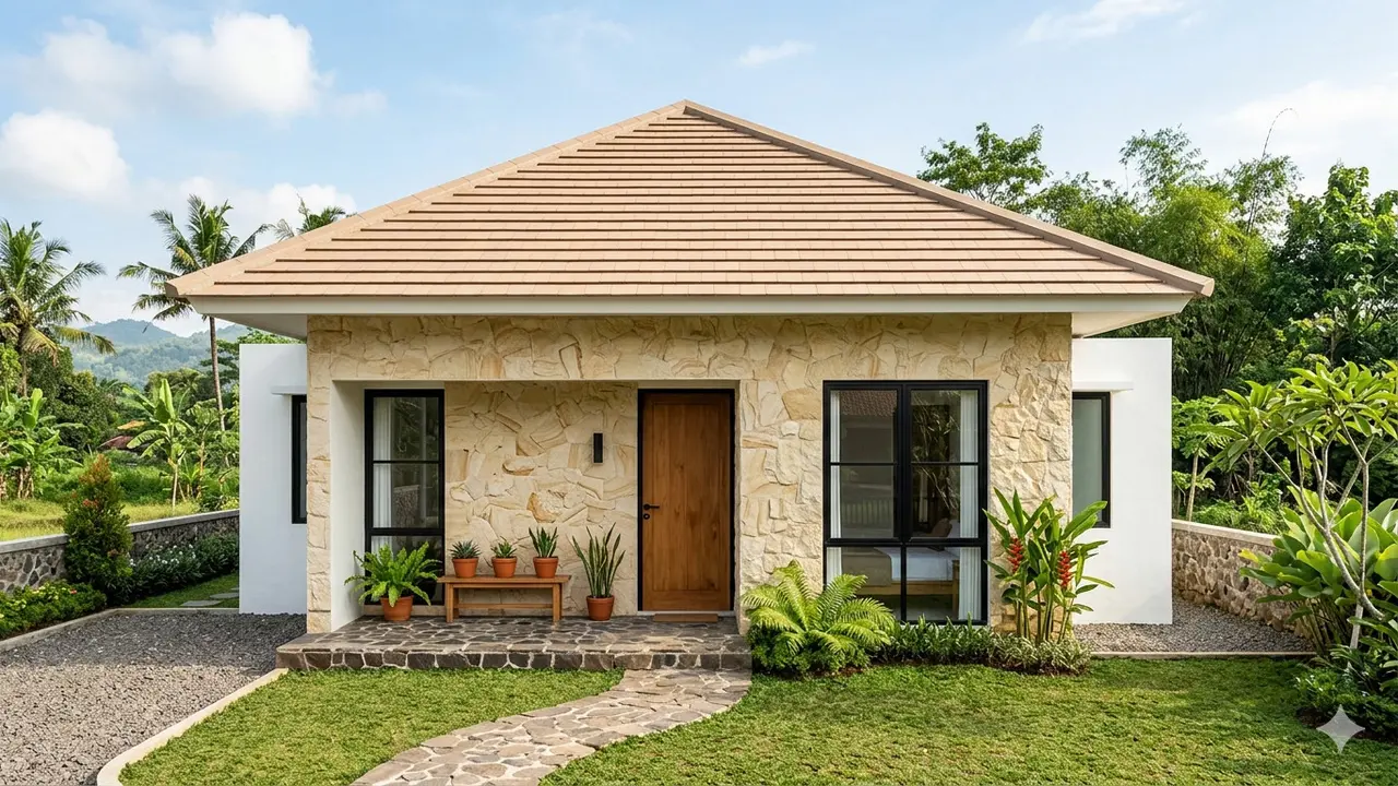 Ide Desain Rumah Limasan Modern yang Bikin Hunian Terasa Adem