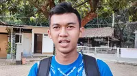 Gelandang Persib Bandung, Abdul Aziz. (Bola.com/Erwin Snaz)