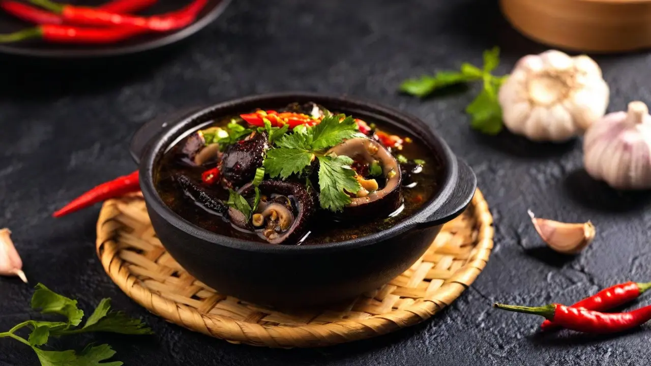 cumi hitam bumbu meresap