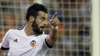 Striker Valencia asal Spanyol, Alvaro Negredo. (AFP/Jose Jordan)