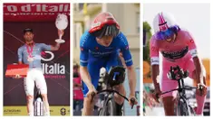 Drama mewarnai etape 10 Giro d'Italia 2026, Selasa (19/05/2026) waktu setempat. Pada etape tersebut, para pembalap beradu cepat pada sesi Individual Time Trial (ITT) yang menempuh jarak 42km dari Viareggio hingga Massa, Italia. (Foto kolase:AP Photo dan AFP)