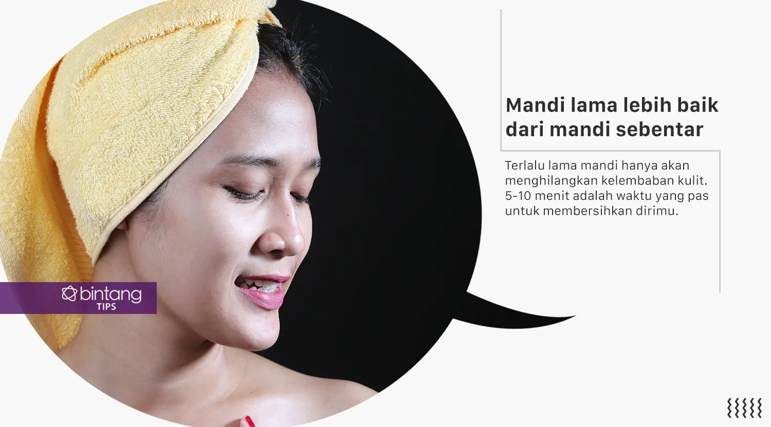 Mitos tentang mandi. (Foto: Adrian Putra, Digital Imaging: M. Iqbal Nurfajri/Bintang.com)