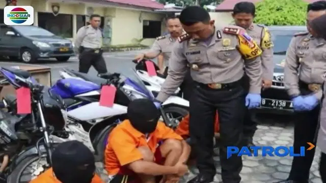 Polisi membekuk komplotan begal mudik di Jalan Lintas Sumatra, Lampung Selatan.