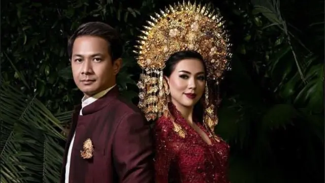 Delon, dan sang istri, Aida Chandra (Foto: Instagram/@aimutz)