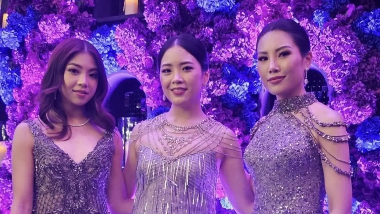 Potret Kakak dan Adik di Resepsi Pernikahan Valencia Tanoesoedibjo