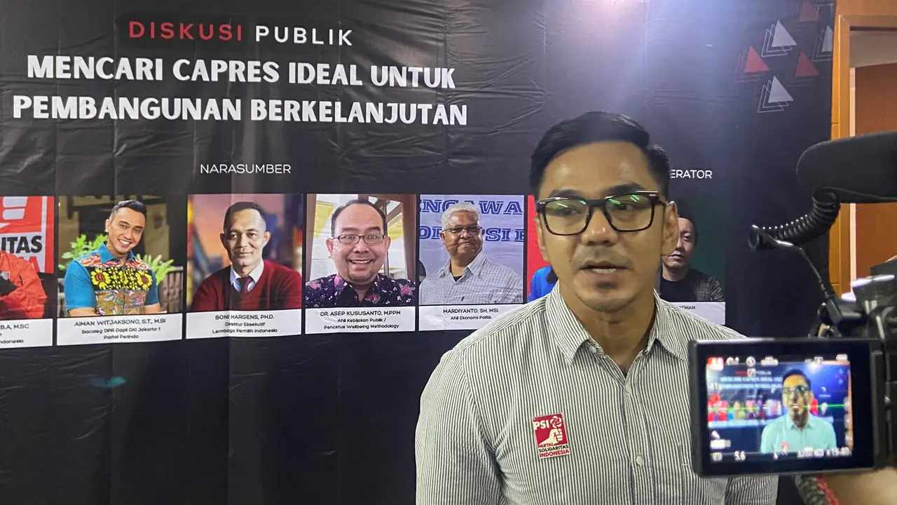 Ketua DPP PSI Dedek Prayudi