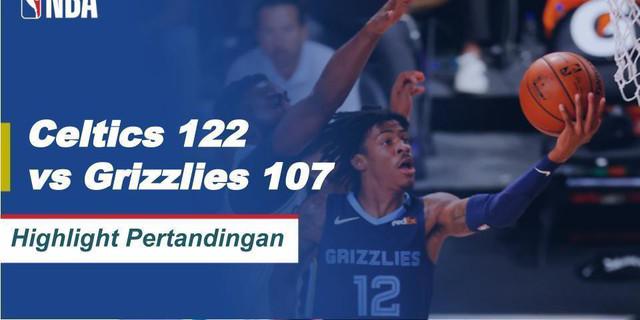 VIDEO: Highlights NBA, Boston Celtics Kalahkan Memphis Grizzlies 122-107