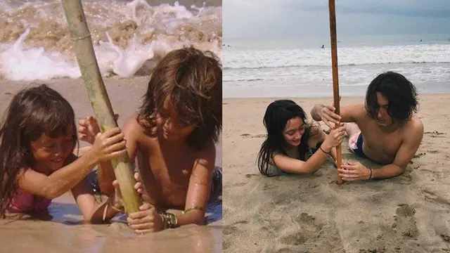 6 Potret Masa Kecil Vs Masa Kini Bryan dan Megan Domani, Kompak Sedari Dulu