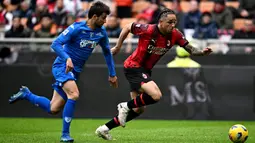 Bermain di hadapan pendukungnya, AC Milan berhasil menaklukkan Empoli 1-0. (GABRIEL BOUYS/AFP)