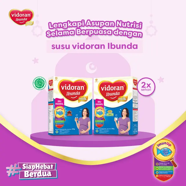 Tips Jaga Kehamilan Sehat Selama Puasa, Lengkapi Asupan Nutrisi Bunda dengan vidoran Ibunda