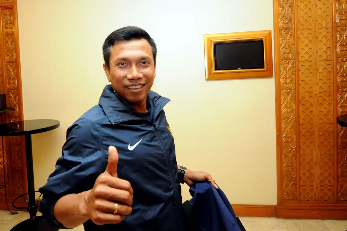 Pelatih Bali United, Widodo C Putro. 