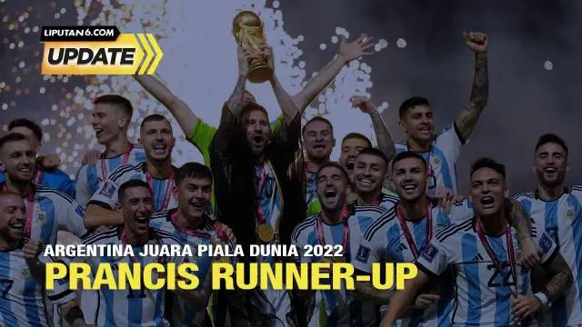 Final Piala Dunia 2022 berakhir dramatis. Argentina selamat dari comeback Prancis untuk menang adu penalti 4-2 (3-3) pada laga di Lusail Iconic Stadium dan gelar Piala Dunia 2022 membuat negara di Amerika Selatan itu kembali mengangkat trofi Piala Du...