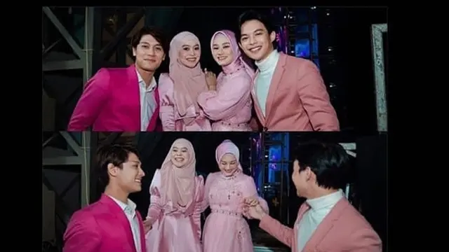 5 Momen Pertemuan Lesty Kejora dan Rizky Billar Bareng Dinda Hauw dan Rey Mbayang