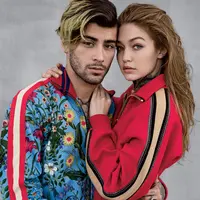 Gigi Hadid dan Zayn Malik kembali jalani pemotretan dengan Vogue di tahun 2017. (dok. Instagram @Vogue)